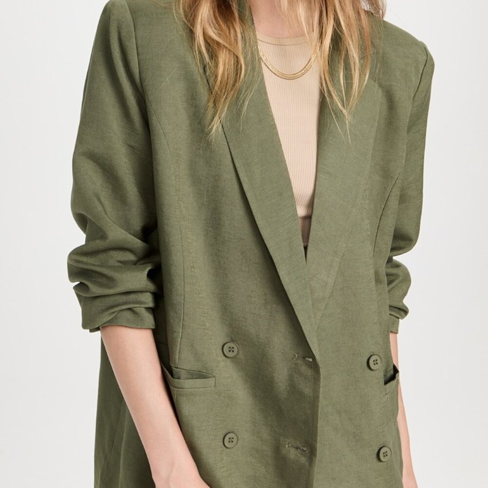 Lioness La Quinta Blazer, XXS, Khaki green